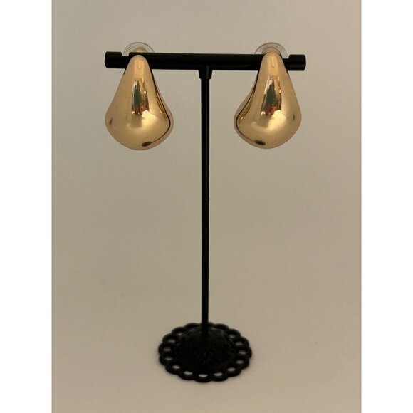 Joan Rivers Gold-tone Earrings Pierced Teardrops Statement Earrings - Picture 2 of 7